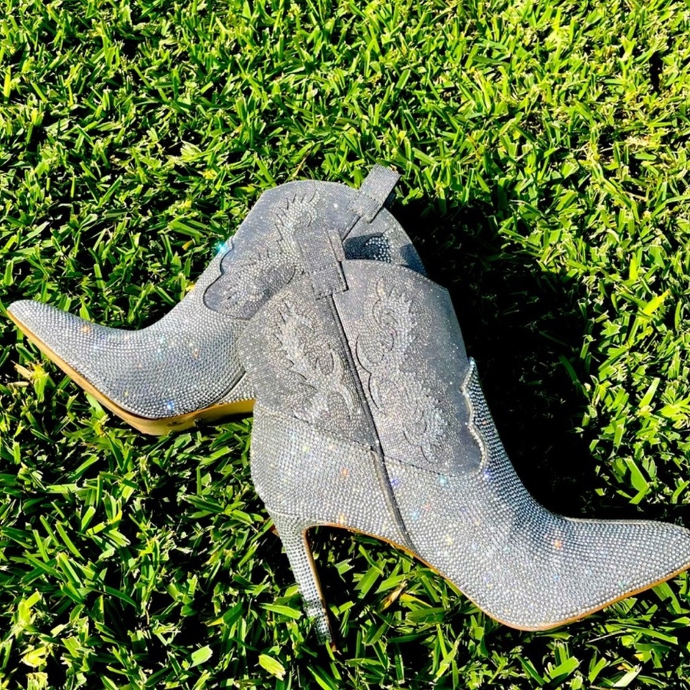 Gianni Bini Rhinestone Booties